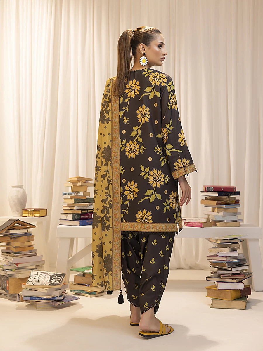 Salitex | Sibel Printed Lawn Silk | ST-02 - Official Salitex stockist in UK - Sakeena London