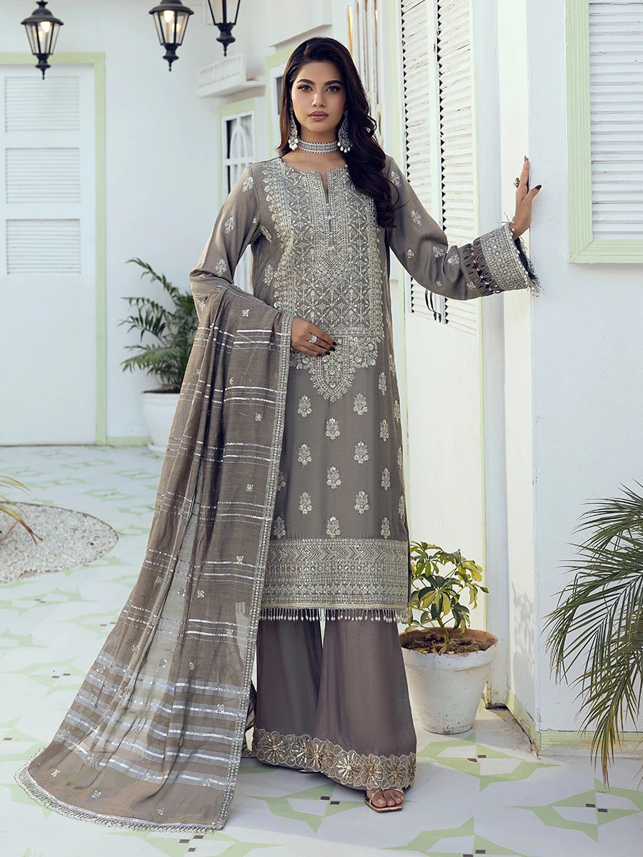 Salitex | Signature Festive Chiffon | SUNW6NO009UT - Official Salitex stockist in UK - Sakeena London