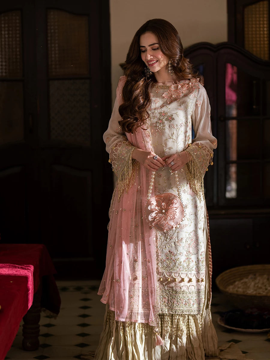 Salitex | Signature Festive Chiffon | SUNW6NO033UT - Official Salitex stockist in UK - Sakeena London