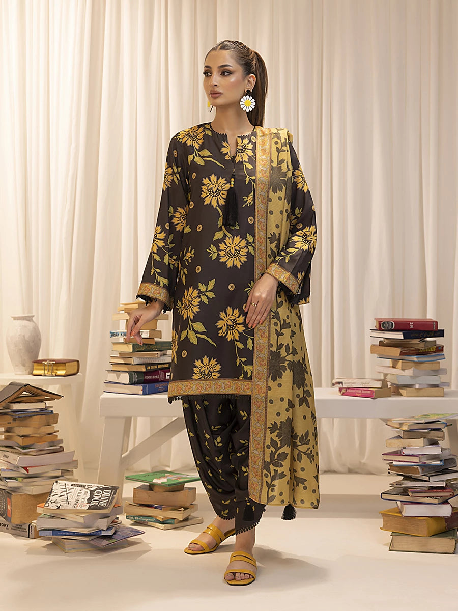 Salitex | Sibel Printed Lawn Silk | ST-02 - Official Salitex stockist in UK - Sakeena London