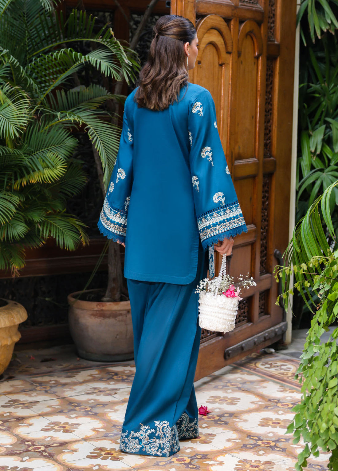 Sahane | Lovent Embroidered Pret 25 | ME23001 Euphoria - Official Sahane stockist in UK - Sakeena London