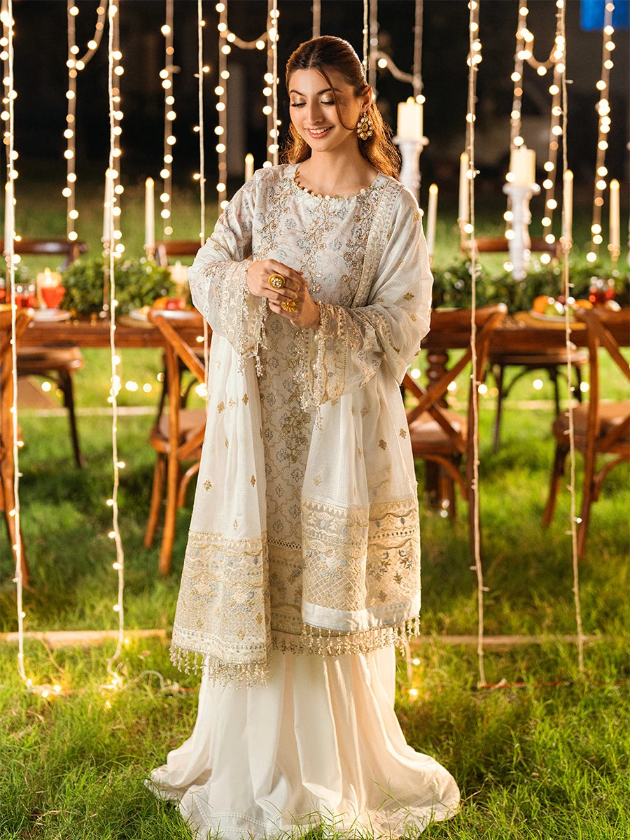 Salitex | Signature Festive Chiffon | UNS25WW005UT - Official Salitex stockist in UK - Sakeena London