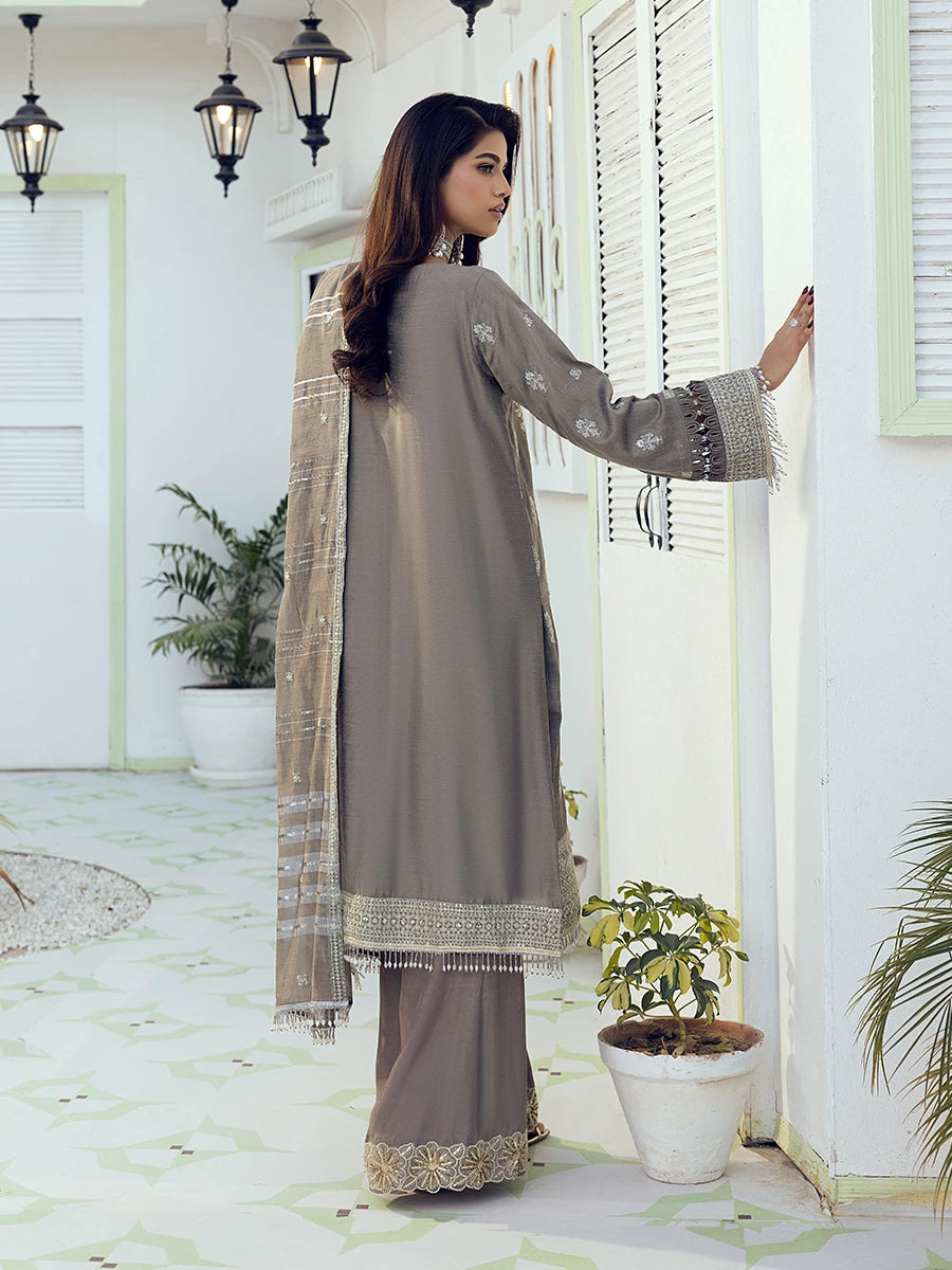 Salitex | Signature Festive Chiffon | SUNW6NO009UT - Official Salitex stockist in UK - Sakeena London