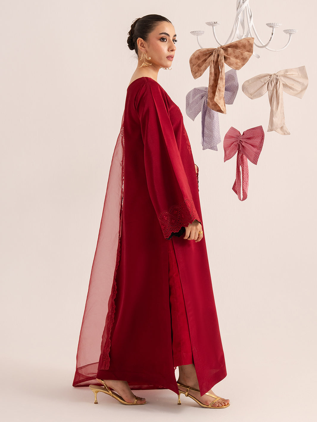 Izel | The Silk Chapter | Cerise - Official Izel stockist in UK - Sakeena London