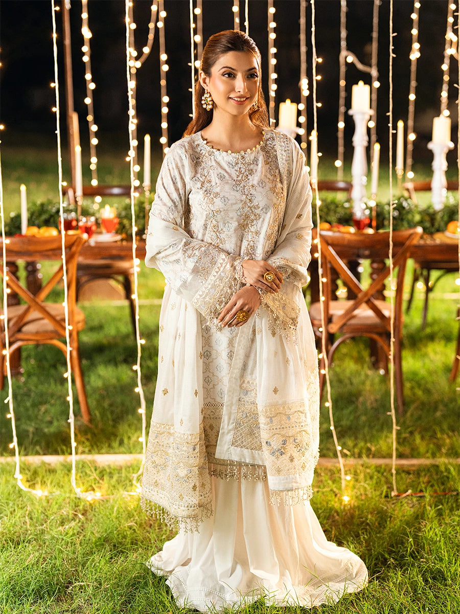 Salitex | Signature Festive Chiffon | UNS25WW005UT - Official Salitex stockist in UK - Sakeena London