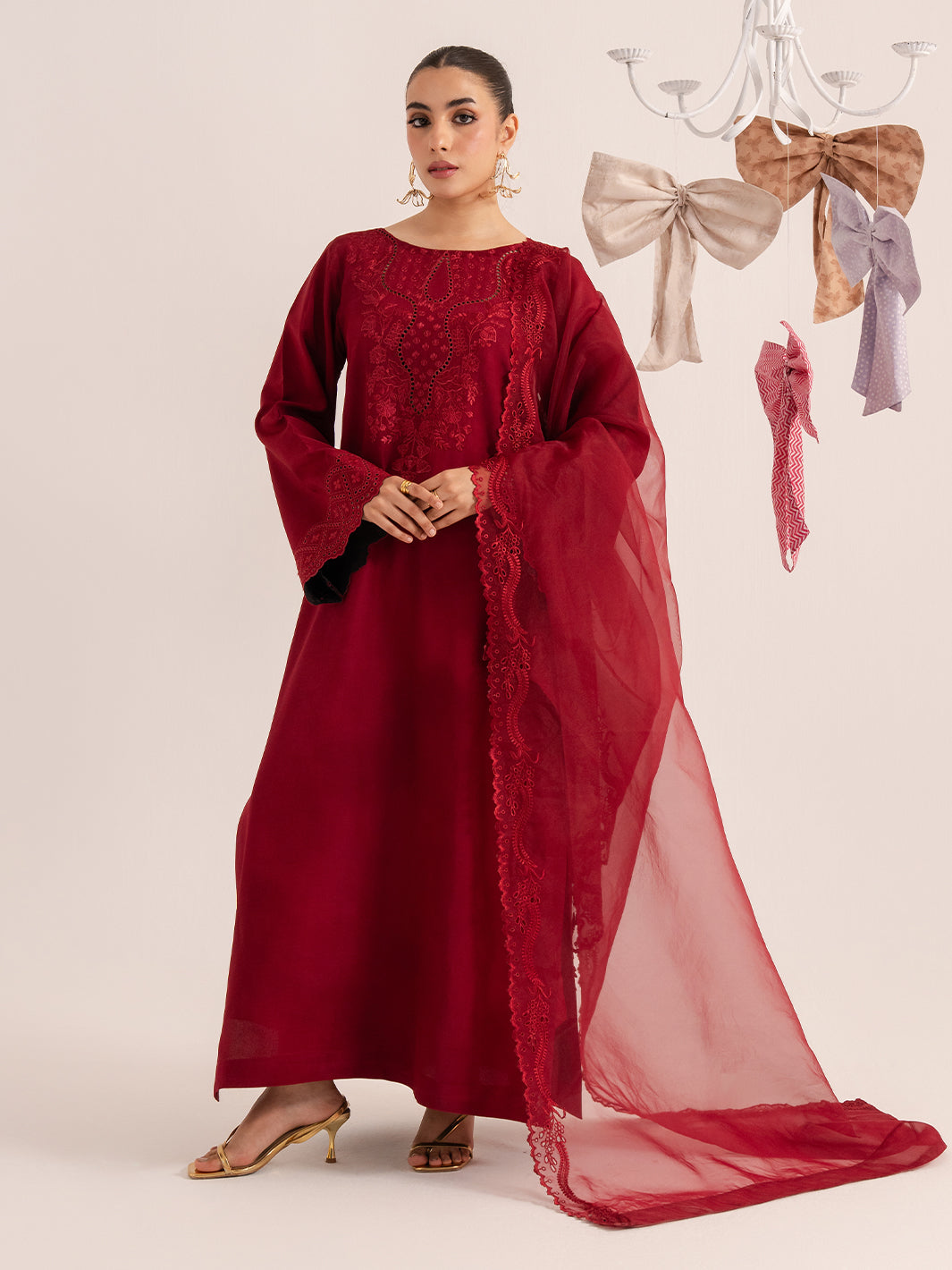 Izel | The Silk Chapter | Cerise - Official Izel stockist in UK - Sakeena London