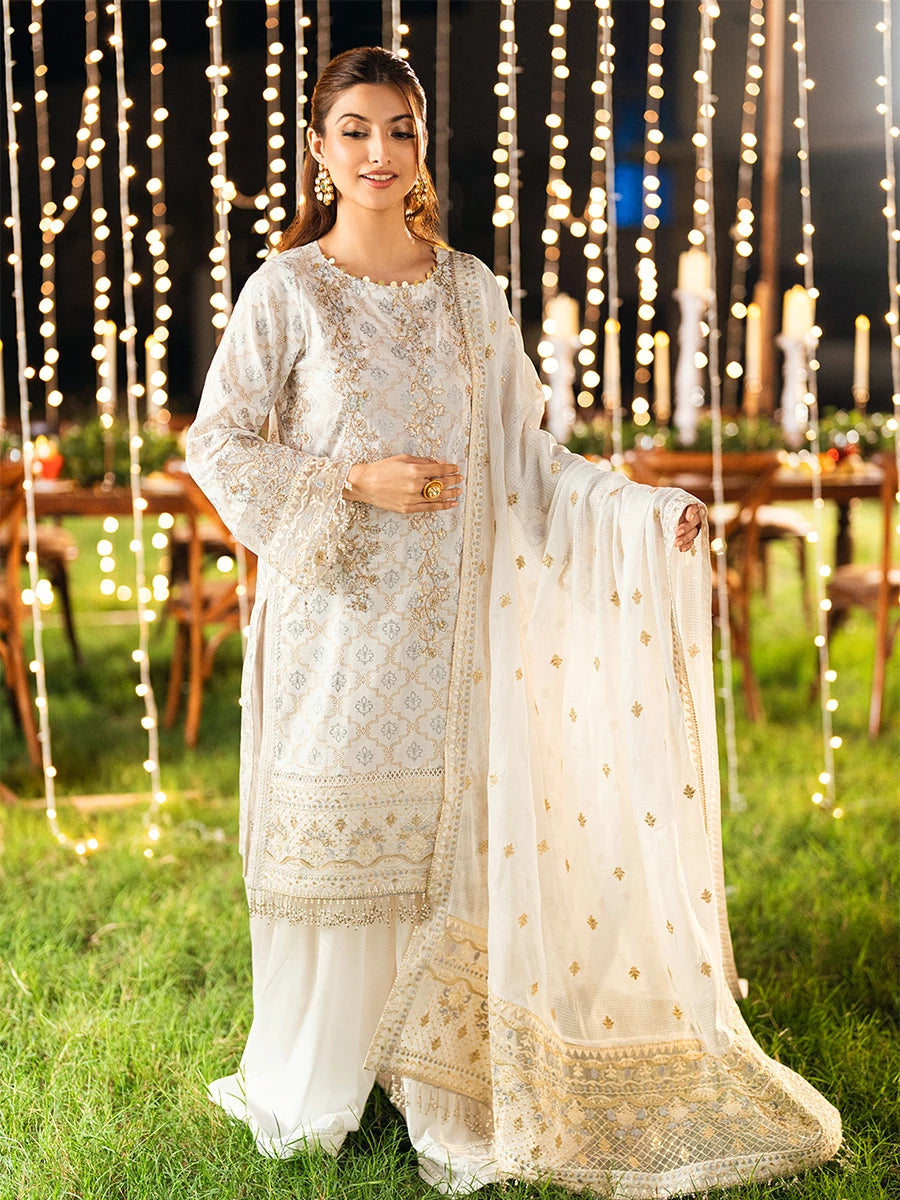 Salitex | Signature Festive Chiffon | UNS25WW005UT - Official Salitex stockist in UK - Sakeena London