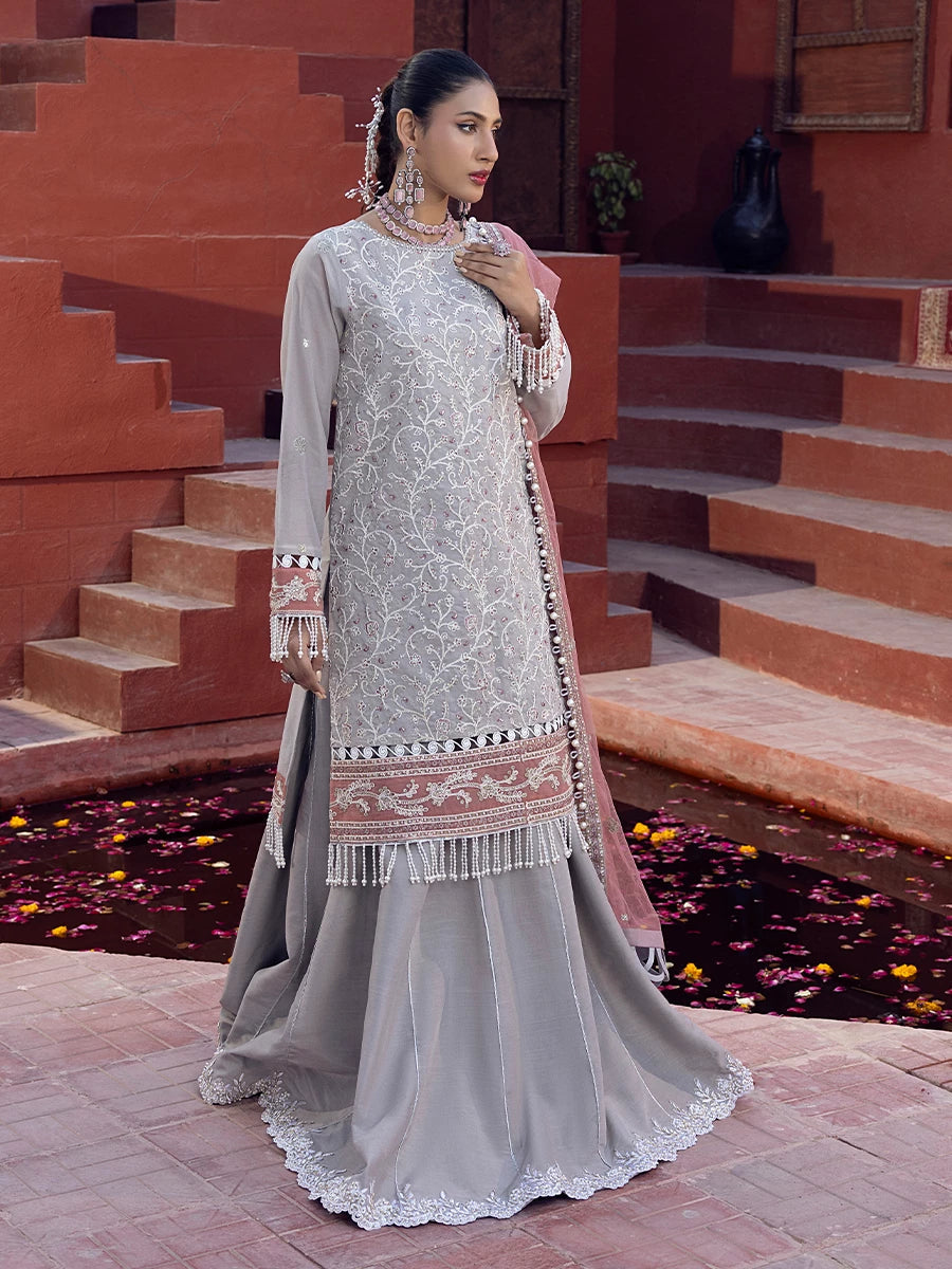 Salitex | Signature Festive Chiffon | SUNW6JI014UT - Official Salitex stockist in UK - Sakeena London