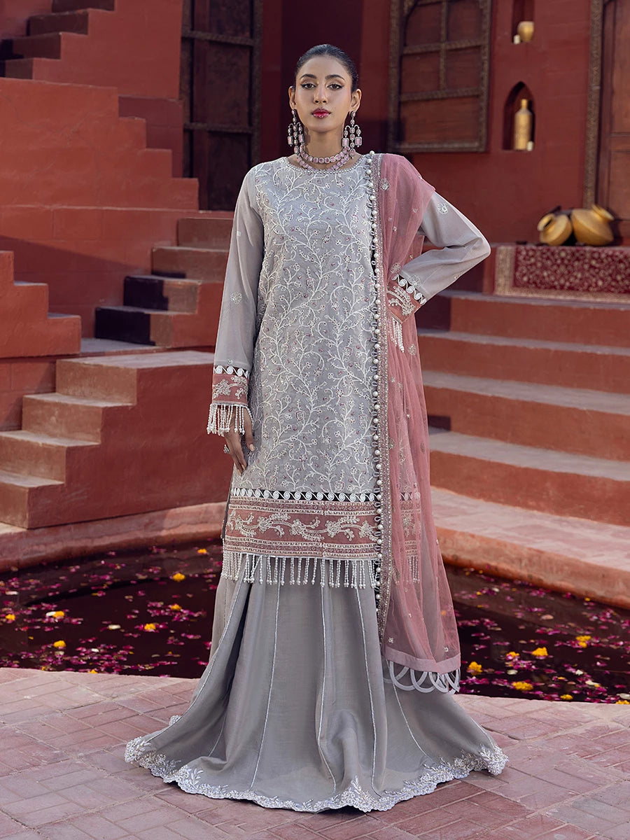 Salitex | Signature Festive Chiffon | SUNW6JI014UT - Official Salitex stockist in UK - Sakeena London