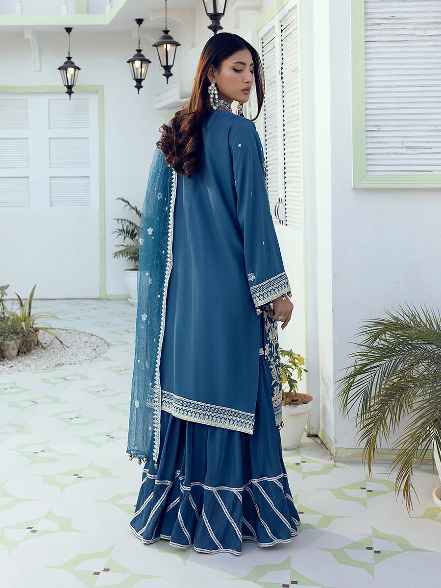 Salitex | Signature Festive Chiffon | SUNW6NO002UT - Official Salitex stockist in UK - Sakeena London