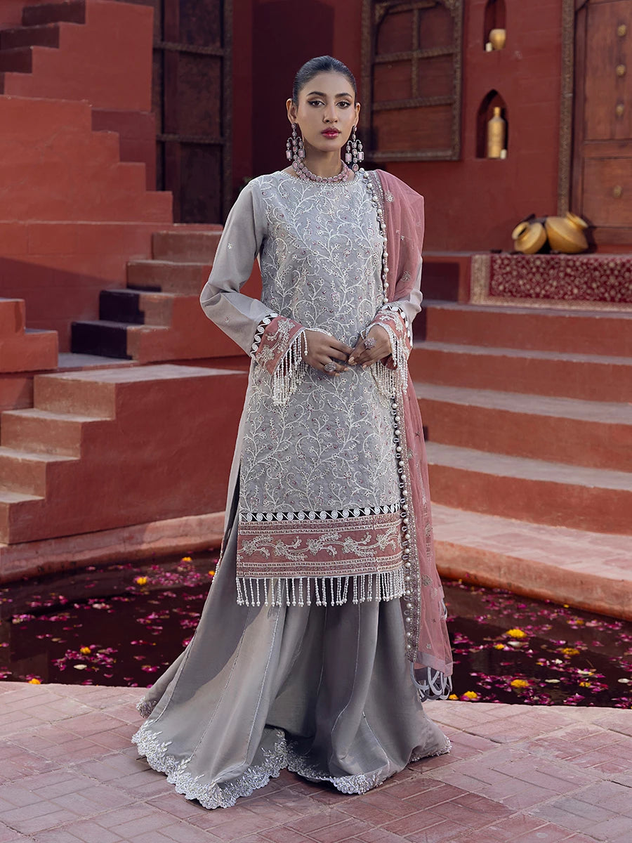 Salitex | Signature Festive Chiffon | SUNW6JI014UT - Official Salitex stockist in UK - Sakeena London