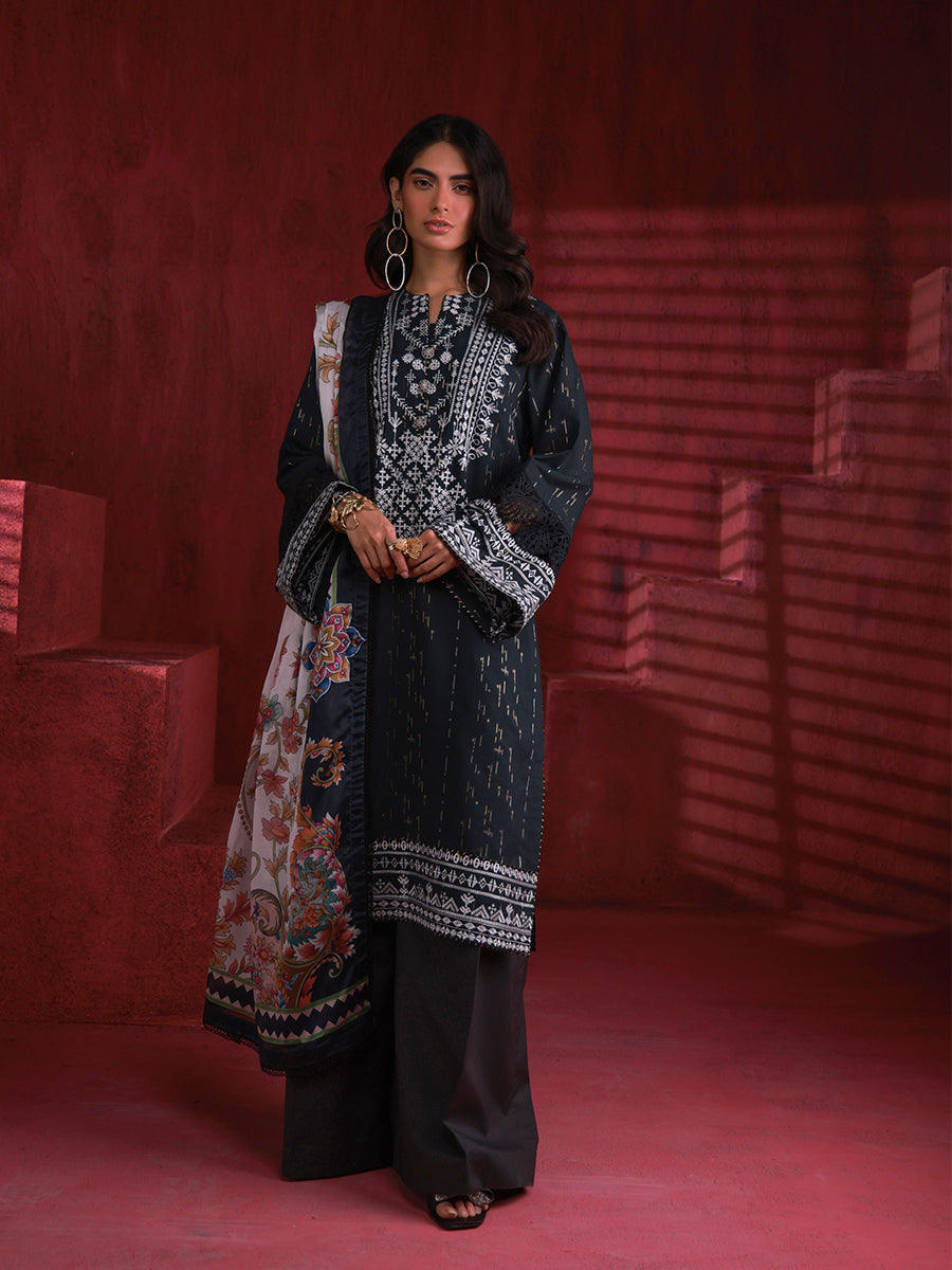 Salitex | Zaria Luxury Lawn | A06 - Official Salitex stockist in UK - Sakeena London