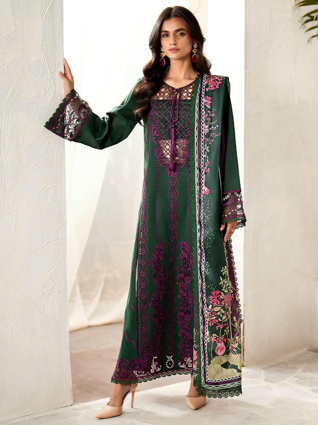 Bin Ilyas | Diara Winter 24 | 308-B - Official Bin Ilyas stockist in UK - Sakeena London