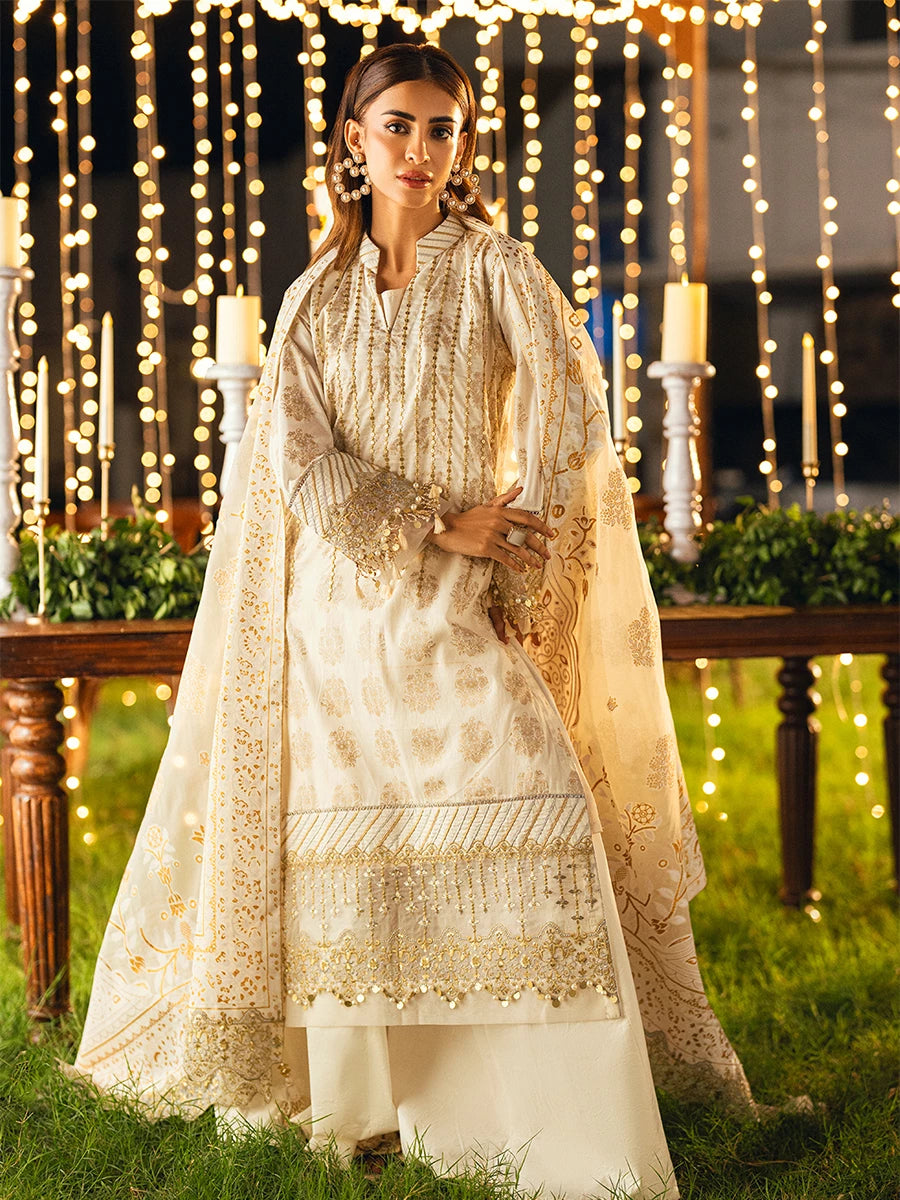 Salitex | Signature Festive Chiffon | UNS25WW006UT - Official Salitex stockist in UK - Sakeena London