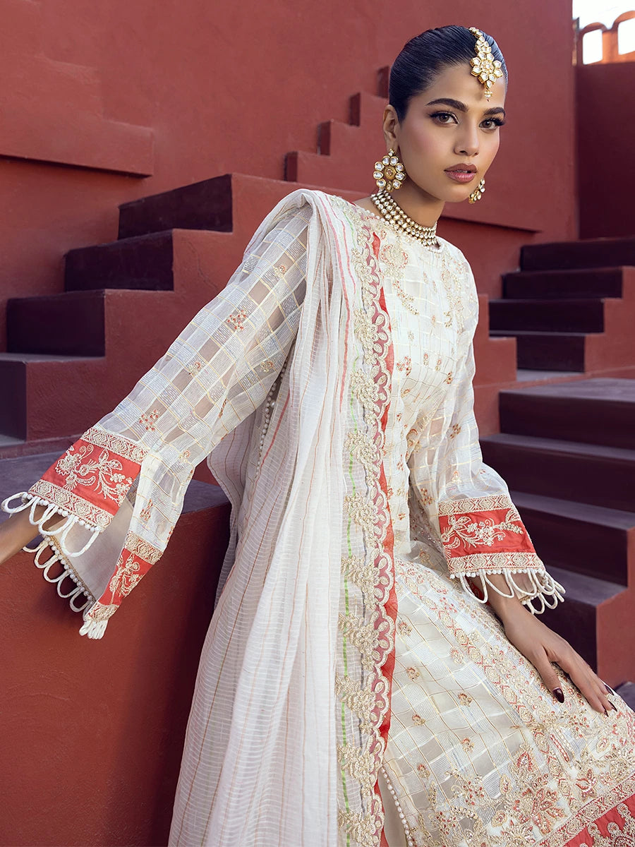 Salitex | Signature Festive Chiffon | SUNW6JI024UT - Official Salitex stockist in UK - Sakeena London