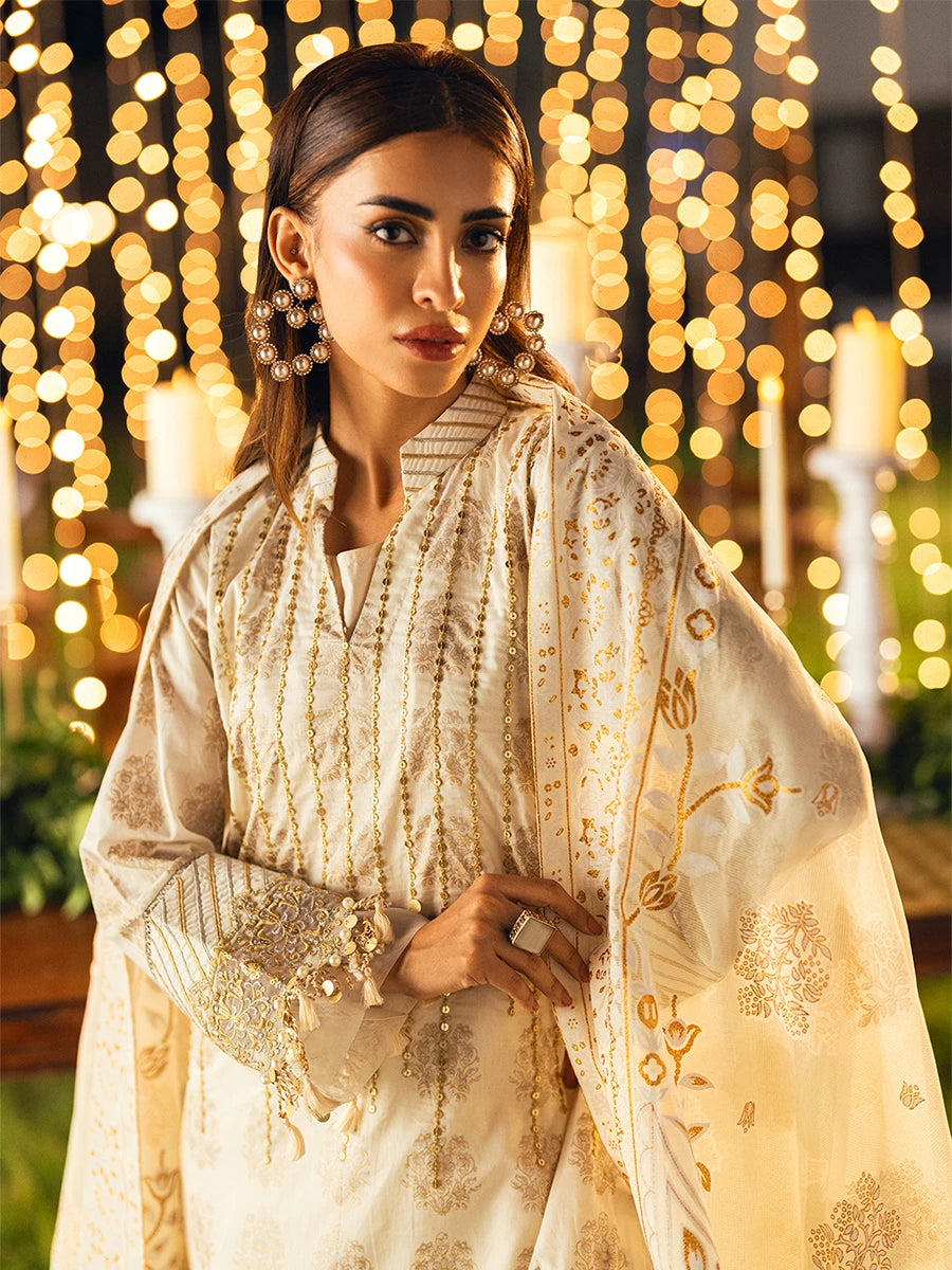 Salitex | Signature Festive Chiffon | UNS25WW006UT - Official Salitex stockist in UK - Sakeena London