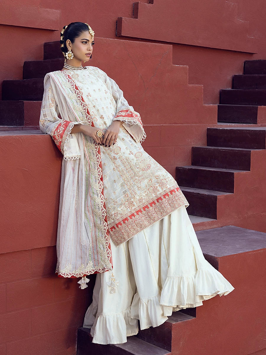 Salitex | Signature Festive Chiffon | SUNW6JI024UT - Official Salitex stockist in UK - Sakeena London