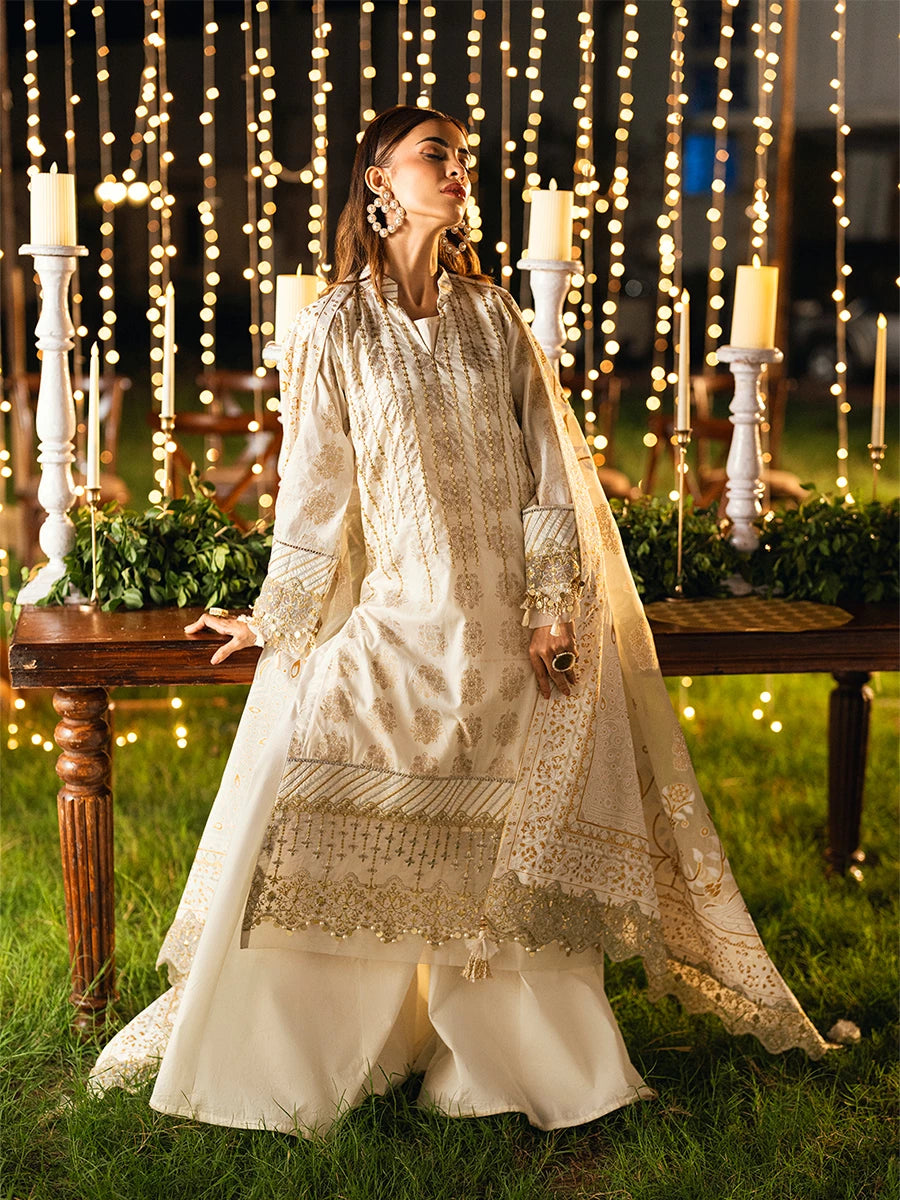 Salitex | Signature Festive Chiffon | UNS25WW006UT - Official Salitex stockist in UK - Sakeena London