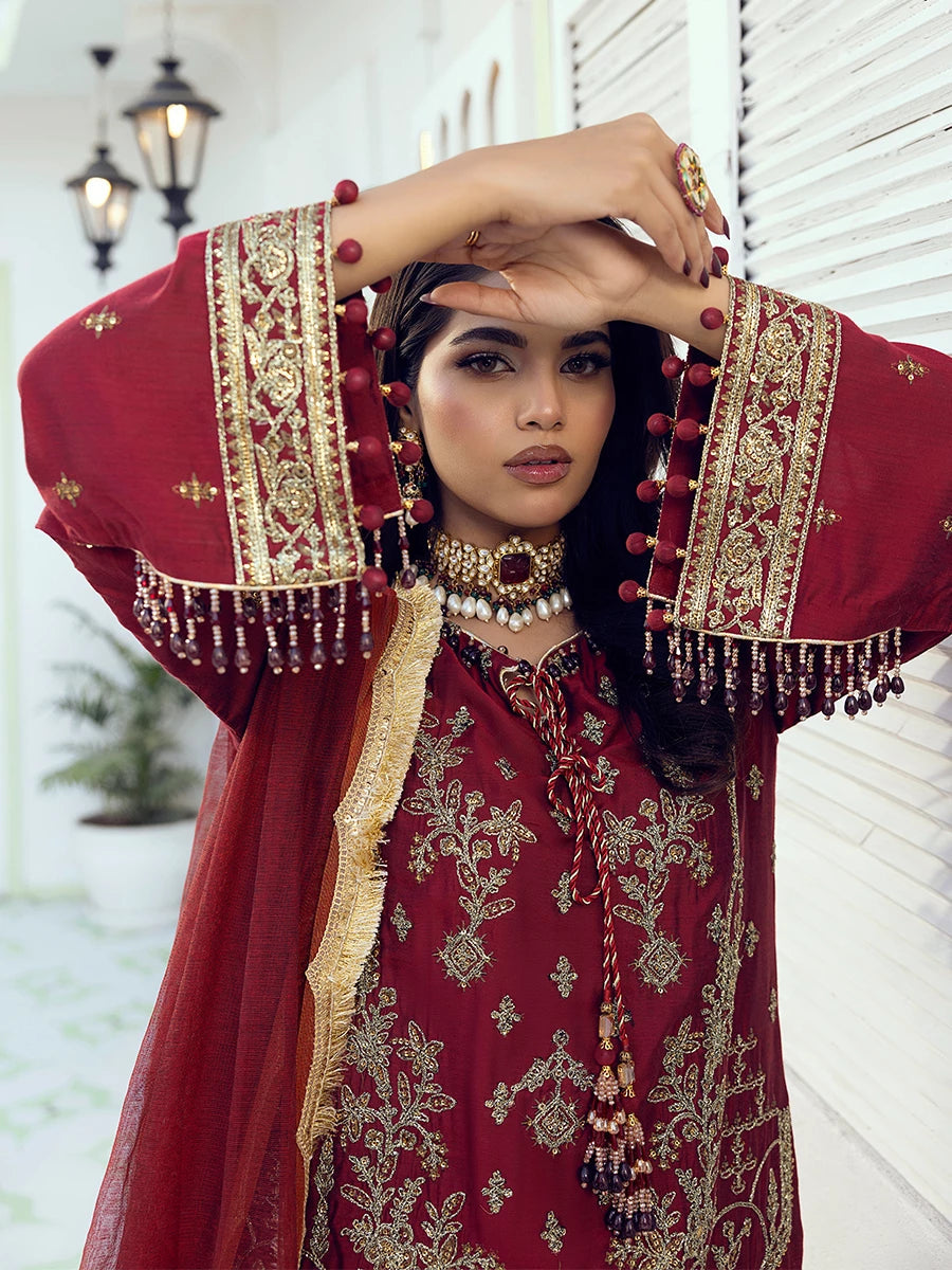Salitex | Signature Festive Chiffon | SUNW6NO008UT - Official Salitex stockist in UK - Sakeena London