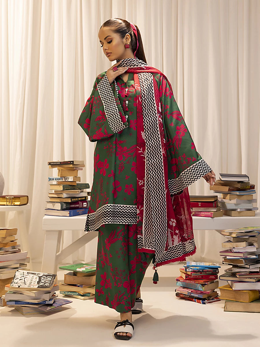 Salitex | Sibel Printed Lawn Silk | ST-01 - Official Salitex stockist in UK - Sakeena London