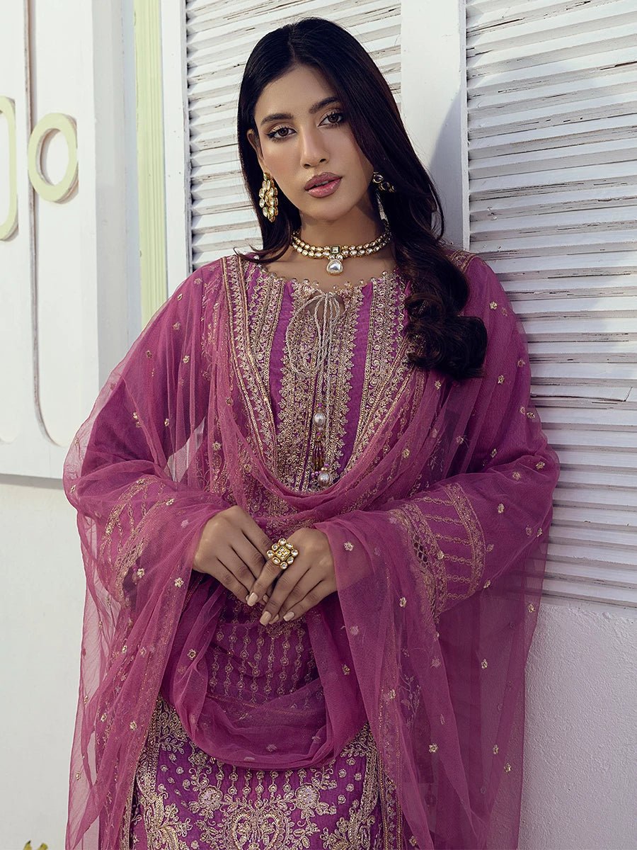 Salitex | Signature Festive Chiffon | SUNW6NO004UT - Official Salitex stockist in UK - Sakeena London