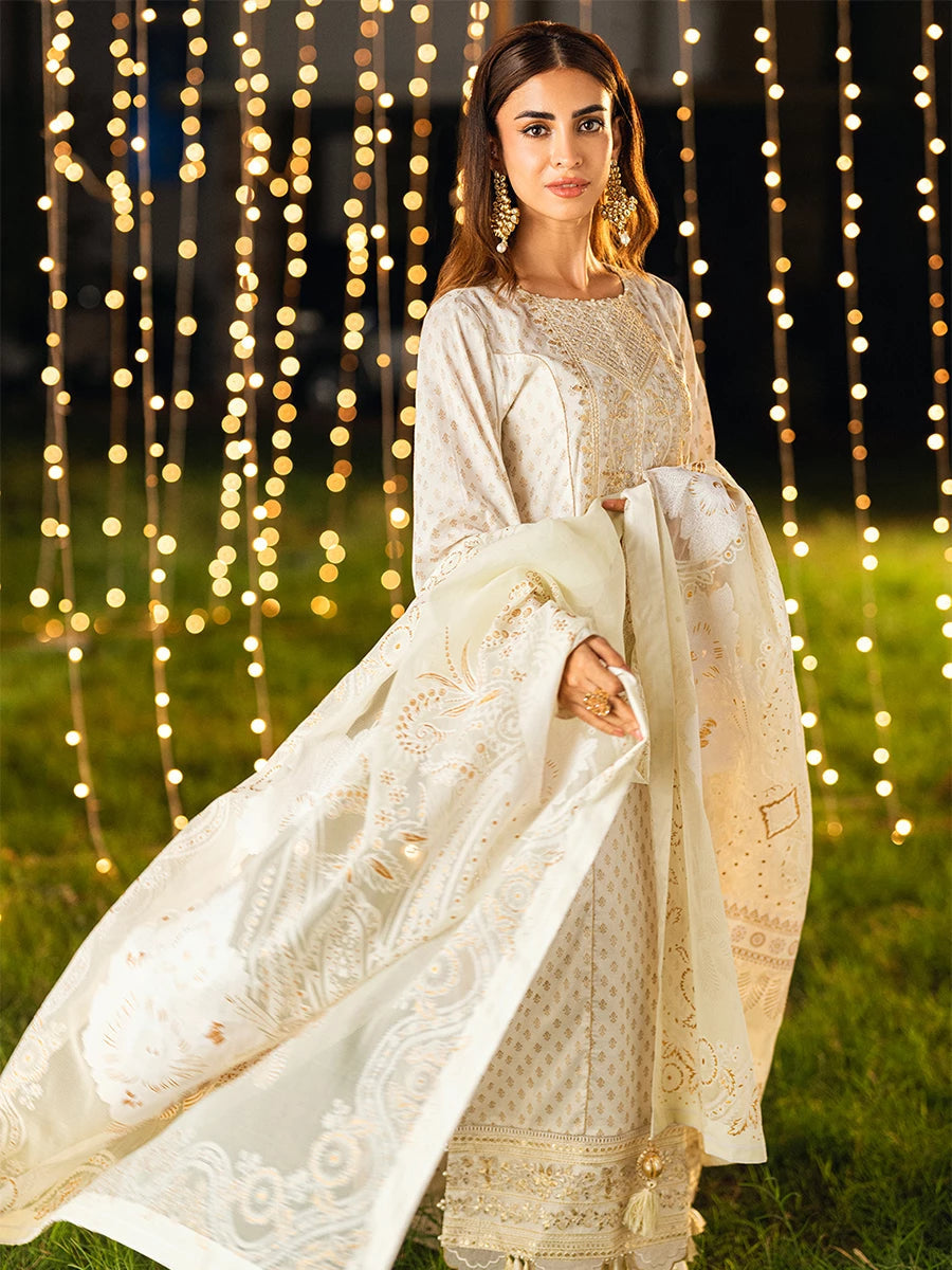 Salitex | Signature Festive Chiffon | UNS25WW007UT - Official Salitex stockist in UK - Sakeena London