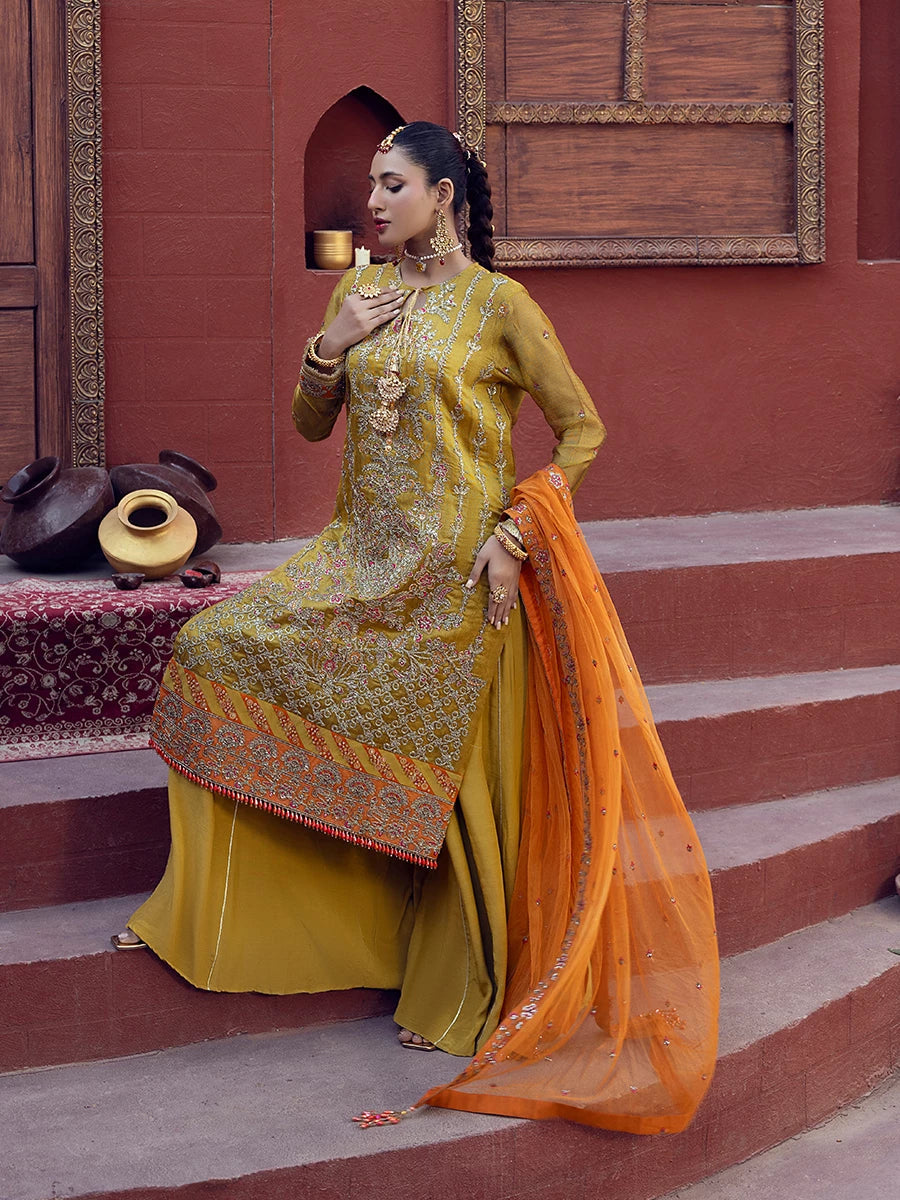 Salitex | Signature Festive Chiffon | SUNW6JI023UT - Official Salitex stockist in UK - Sakeena London