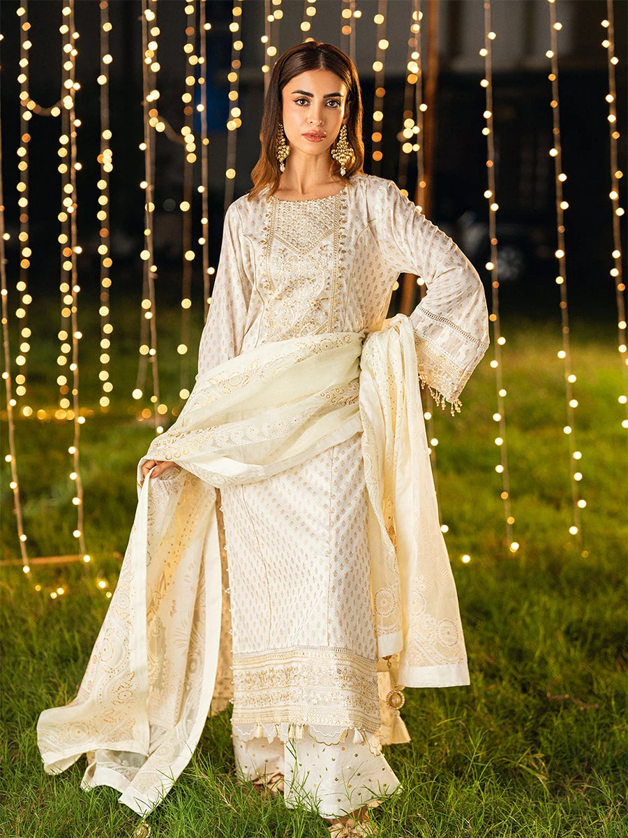 Salitex | Signature Festive Chiffon | UNS25WW007UT - Official Salitex stockist in UK - Sakeena London