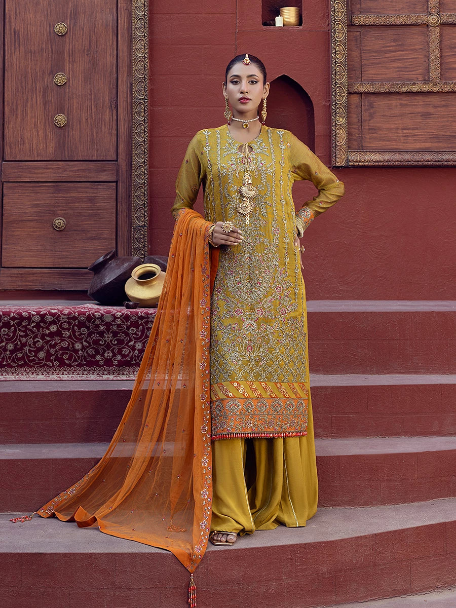 Salitex | Signature Festive Chiffon | SUNW6JI023UT - Official Salitex stockist in UK - Sakeena London