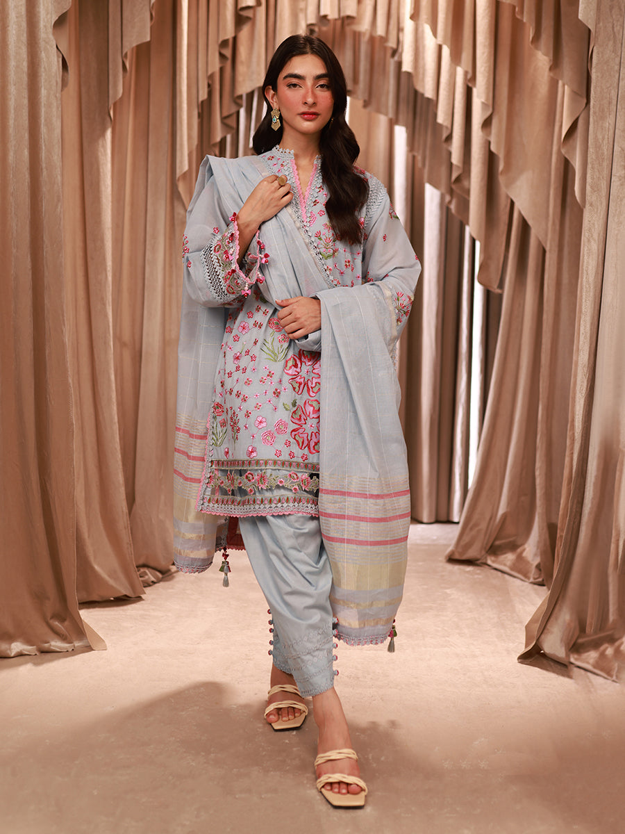 Salitex | Varya Luxury Lawn | D02 - Official Salitex stockist in UK - Sakeena London