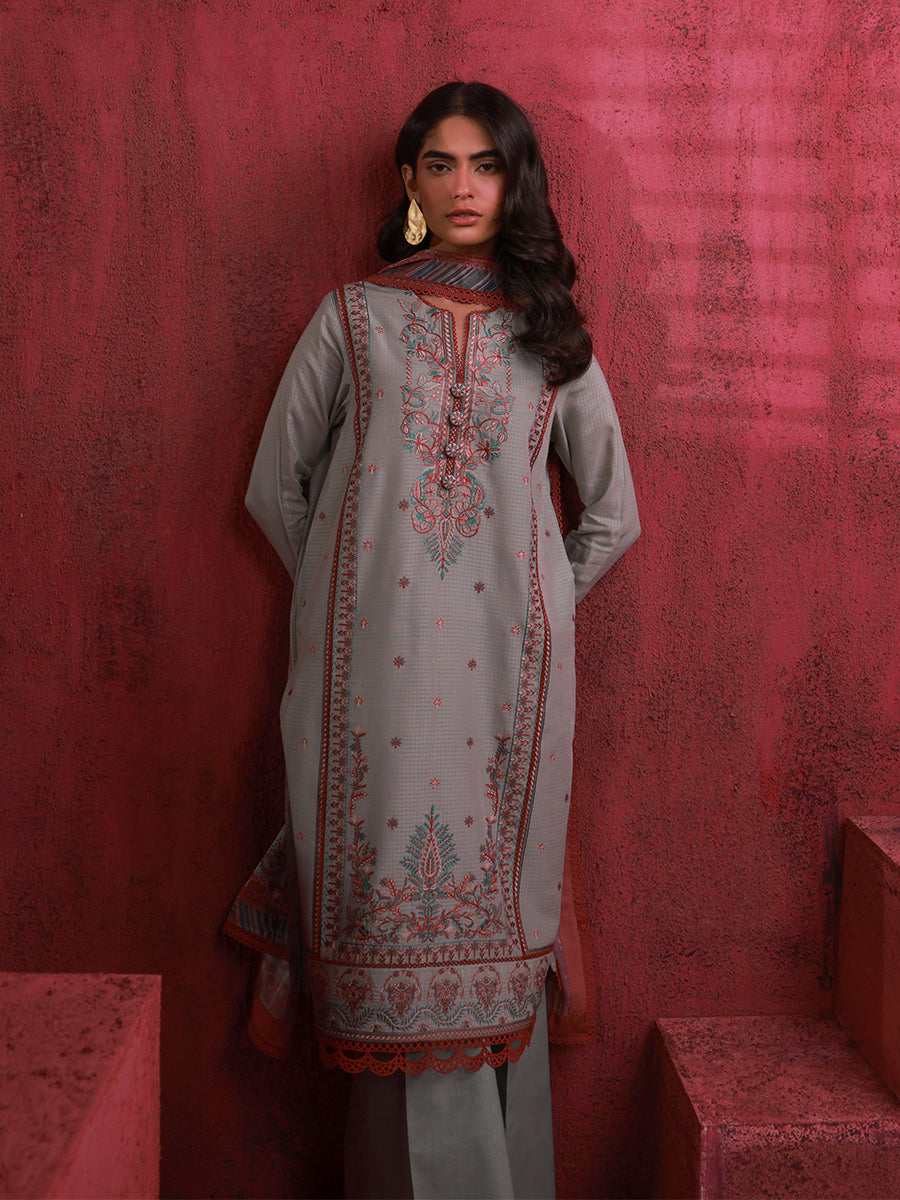 Salitex | Zaria Luxury Lawn | A08 - Official Salitex stockist in UK - Sakeena London