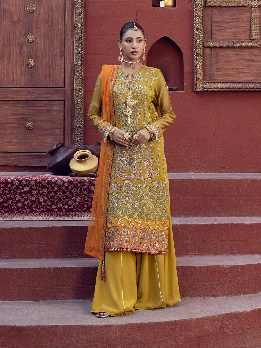 Salitex | Signature Festive Chiffon | SUNW6JI023UT - Official Salitex stockist in UK - Sakeena London