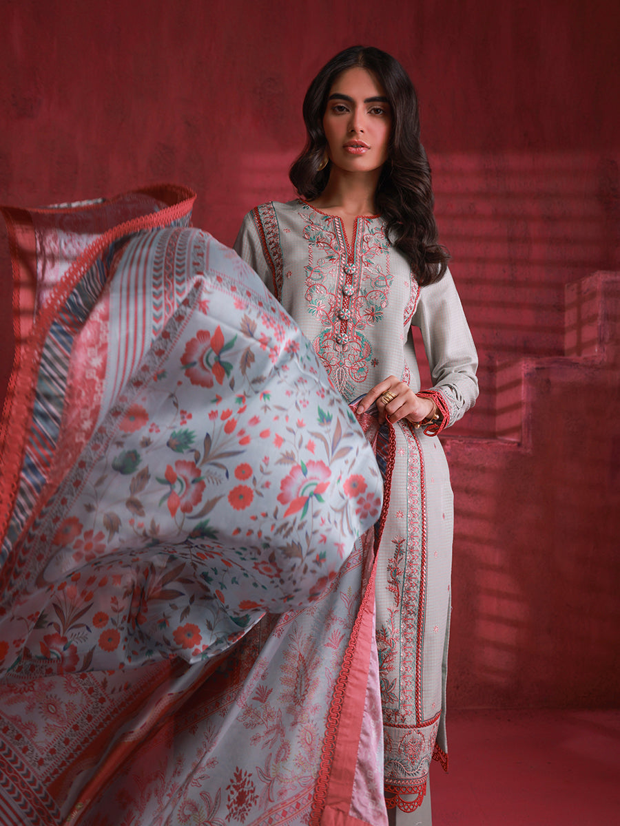 Salitex | Zaria Luxury Lawn | A08 - Official Salitex stockist in UK - Sakeena London