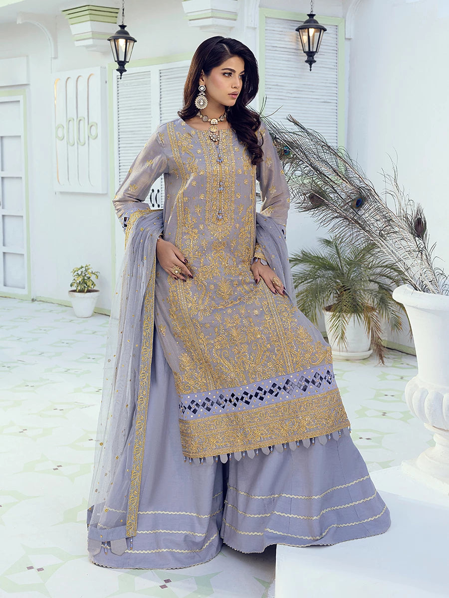 Salitex | Signature Festive Chiffon | SUNW6NO011UT - Official Salitex stockist in UK - Sakeena London