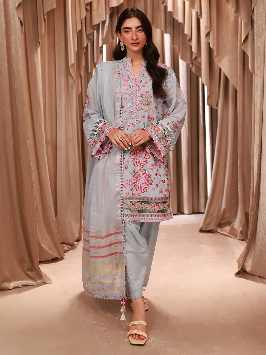 Salitex | Varya Luxury Lawn | D02 - Official Salitex stockist in UK - Sakeena London