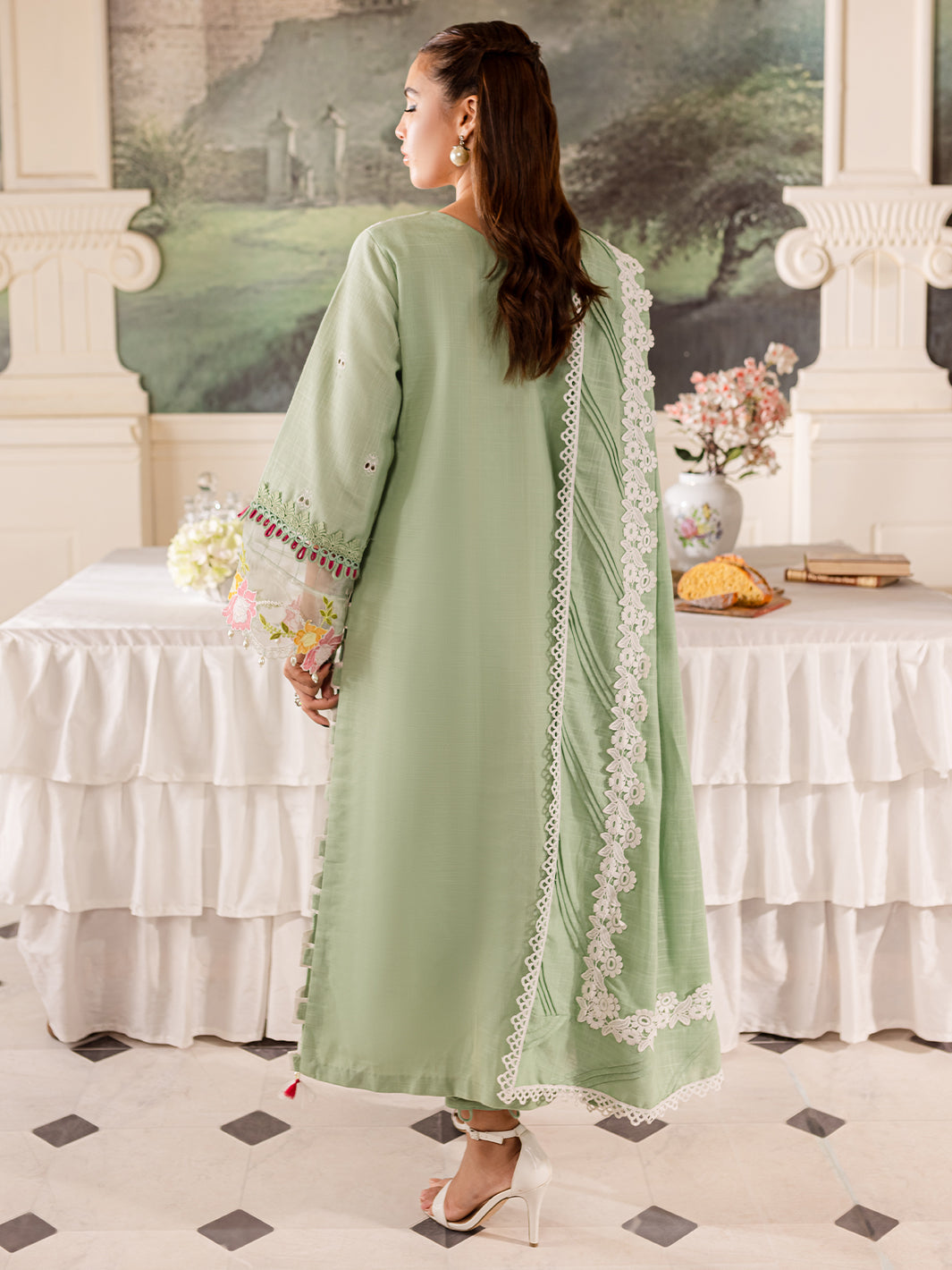 Parishay | Mira Winter | MW-02 | 3 PC Khaddar - Official Parishay stockist in UK - Sakeena London