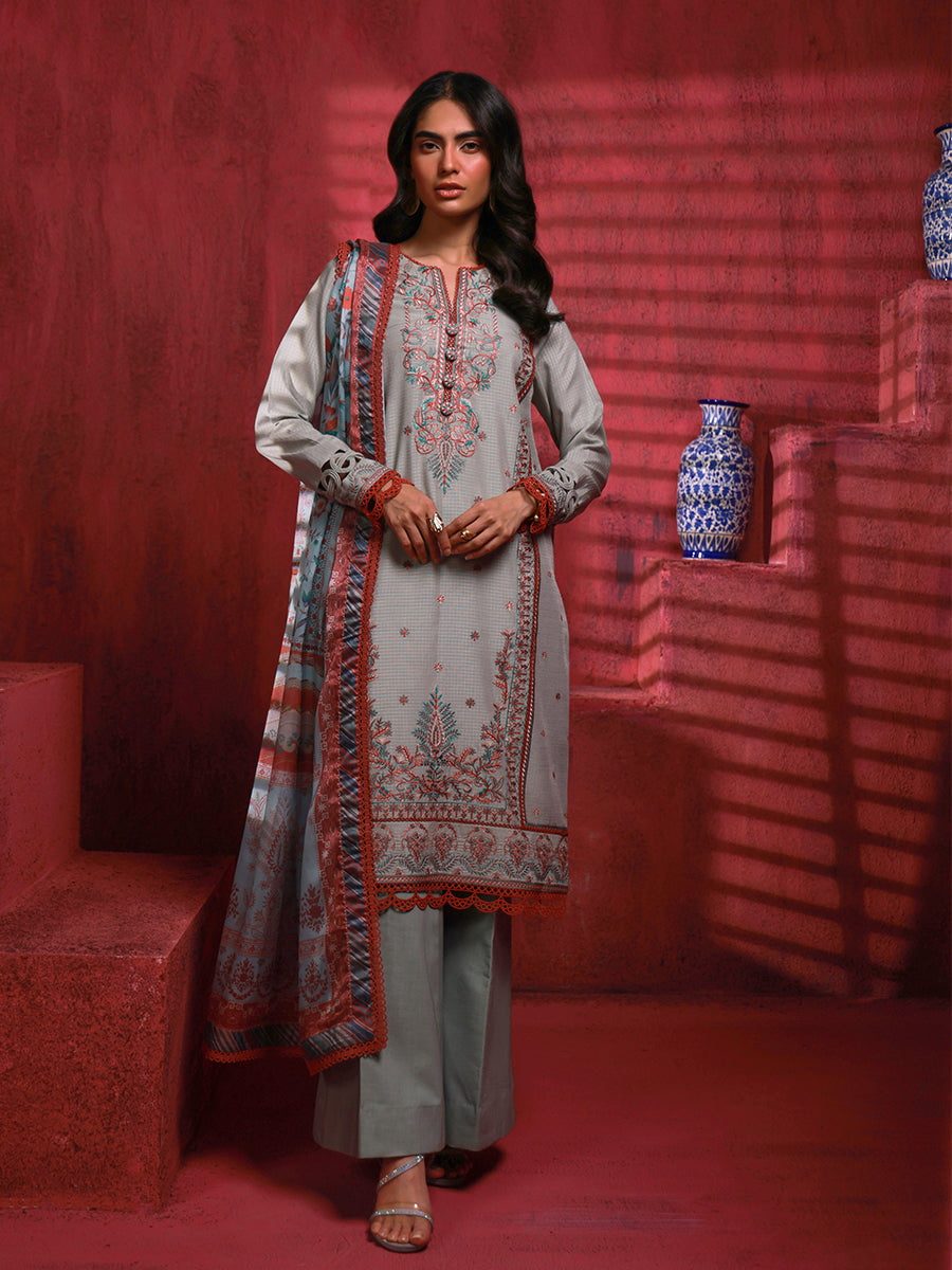 Salitex | Zaria Luxury Lawn | A08 - Official Salitex stockist in UK - Sakeena London