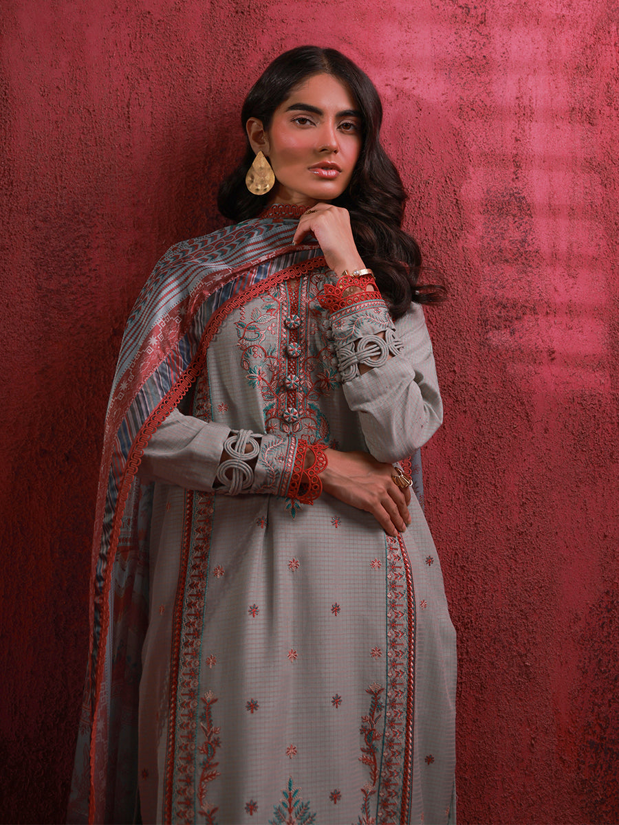Salitex | Zaria Luxury Lawn | A08 - Official Salitex stockist in UK - Sakeena London