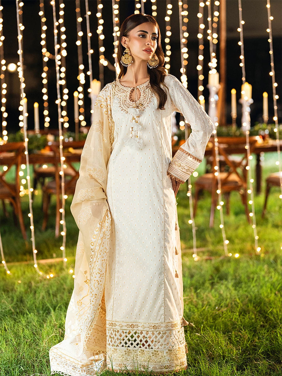 Salitex | Signature Festive Chiffon | UNS25WW008UT - Official Salitex stockist in UK - Sakeena London