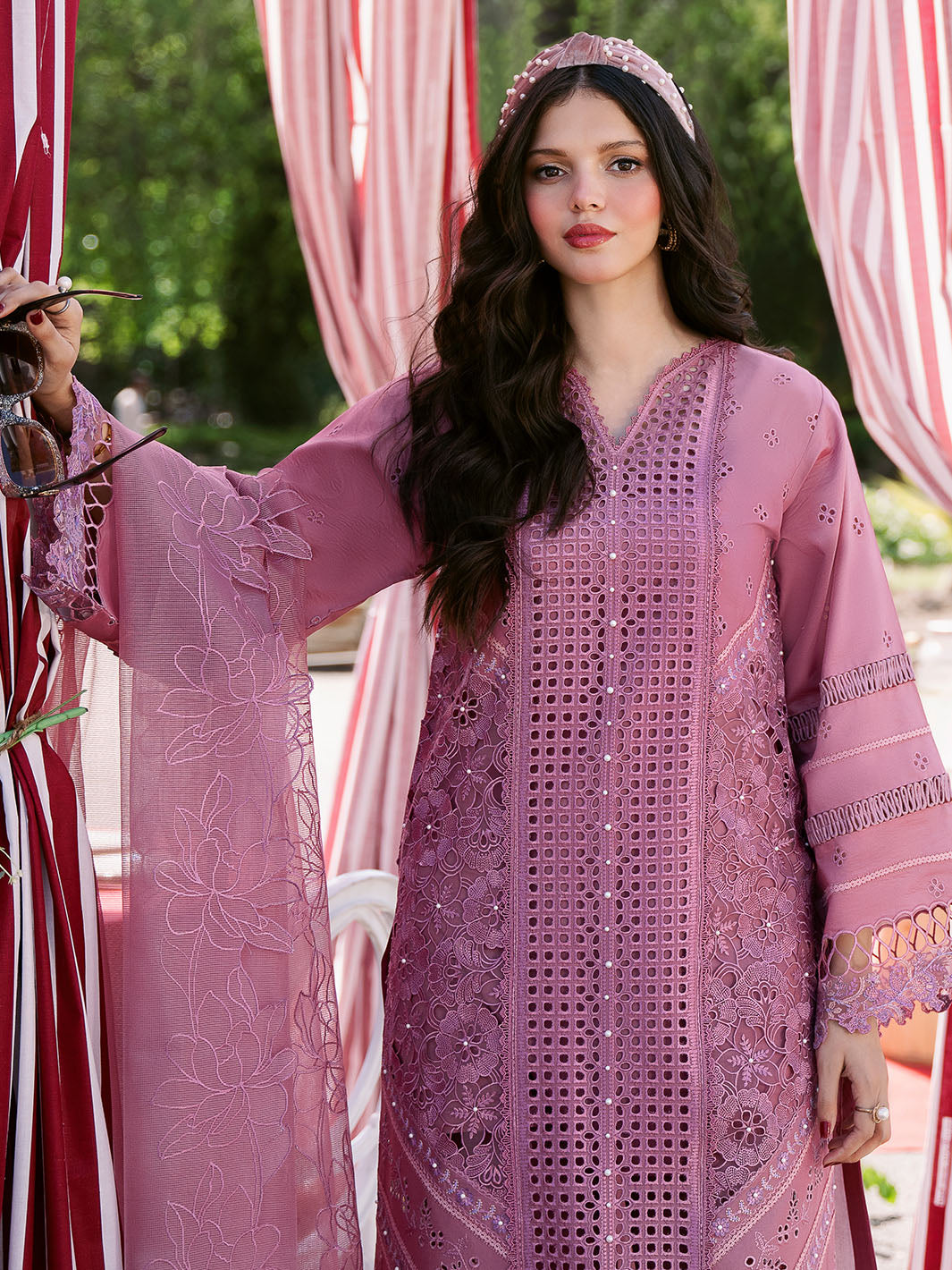 Bin Ilyas | Clara Embroidered Lawn 24 | 215 - A - Official Bin Ilyas stockist in UK - Sakeena London