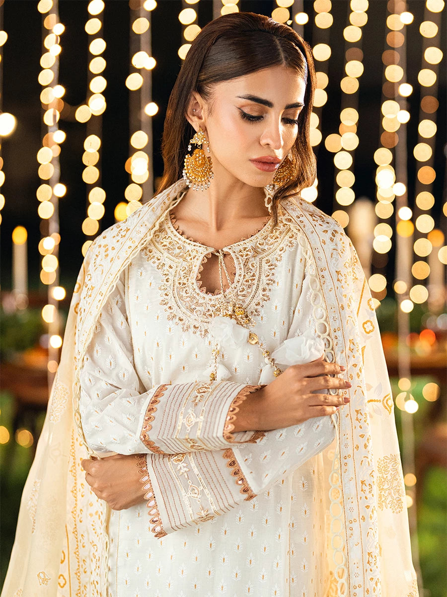 Salitex | Signature Festive Chiffon | UNS25WW008UT - Official Salitex stockist in UK - Sakeena London