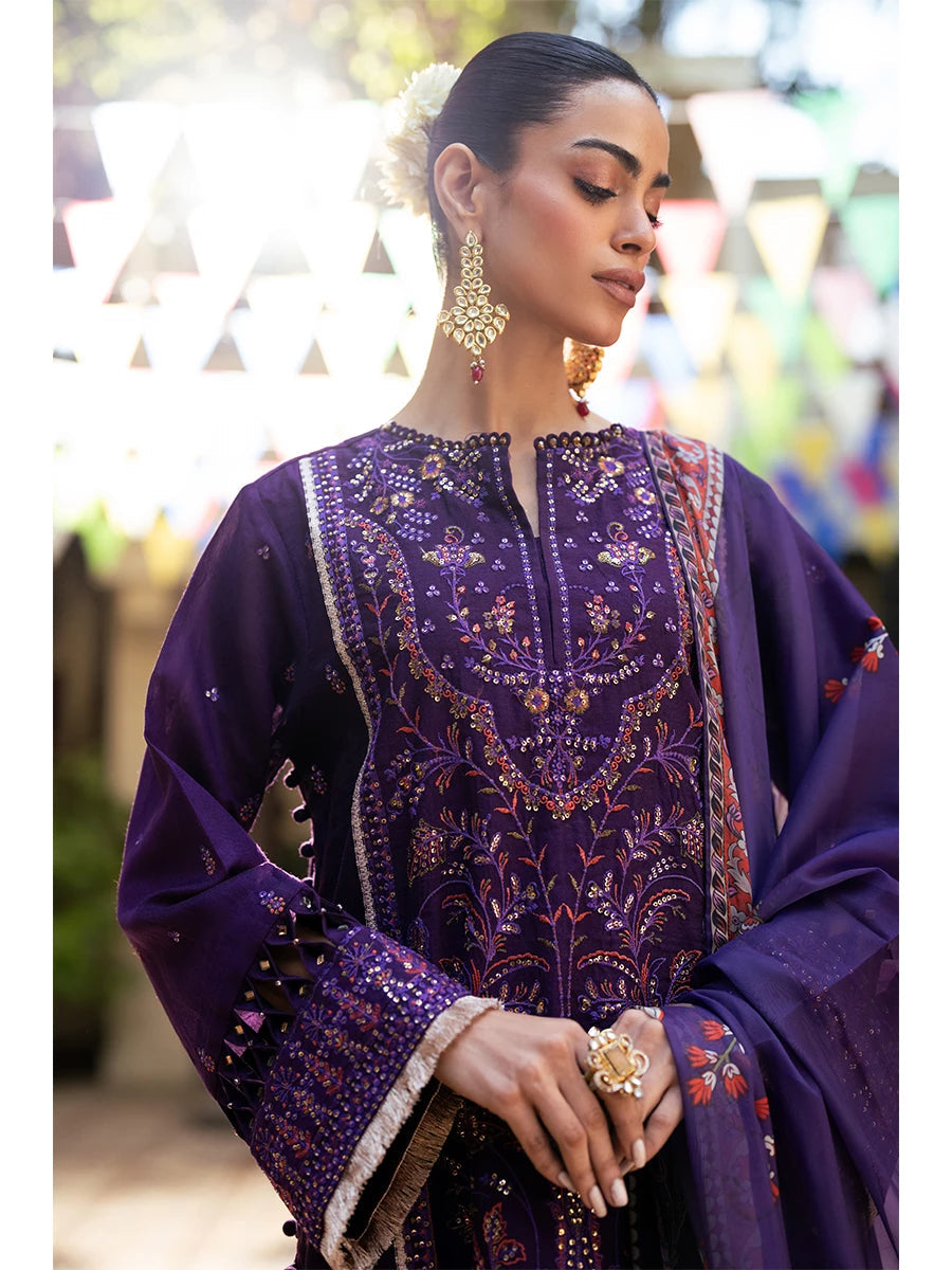 Salitex | Signature Festive Chiffon | SUNW6NO031UT - Official Salitex stockist in UK - Sakeena London