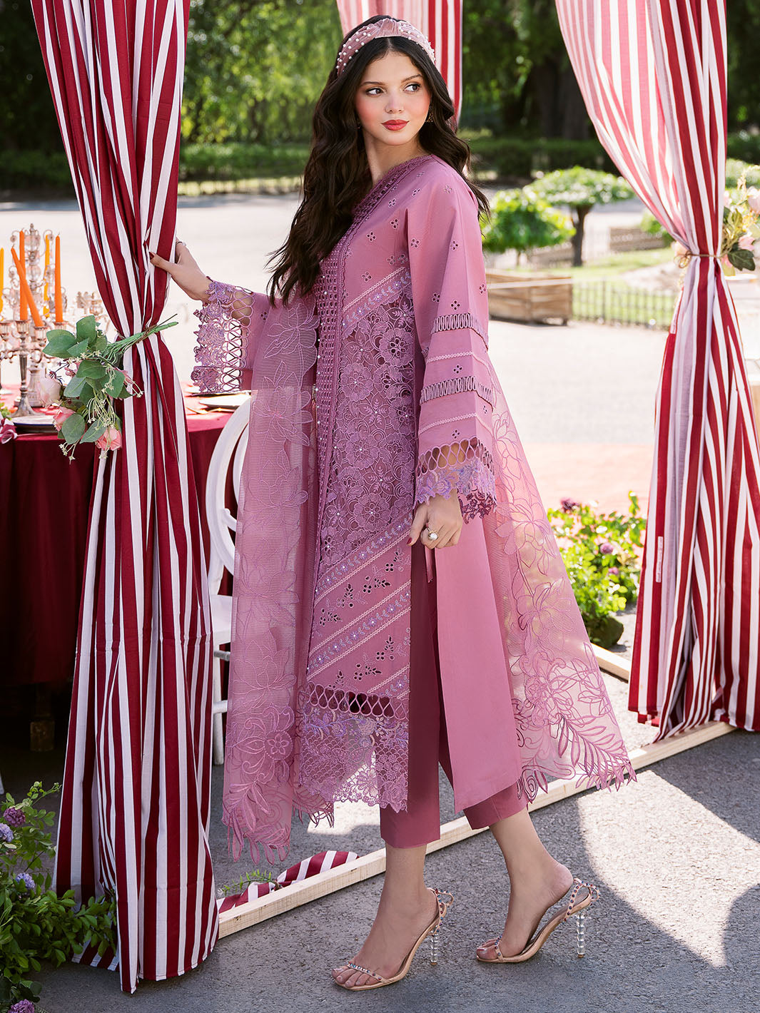 Bin Ilyas | Clara Embroidered Lawn 24 | 215 - A - Official Bin Ilyas stockist in UK - Sakeena London