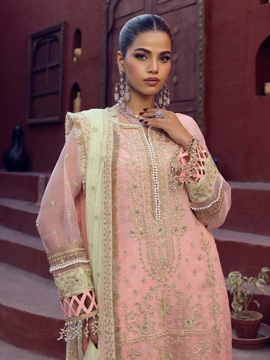 Salitex | Signature Festive Chiffon | SUNW6JI016UT - Official Salitex stockist in UK - Sakeena London