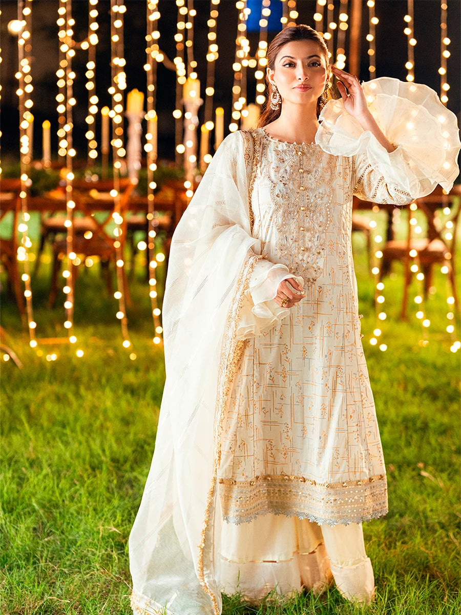 Salitex | Signature Festive Chiffon | UNS25WW009UT - Official Salitex stockist in UK - Sakeena London