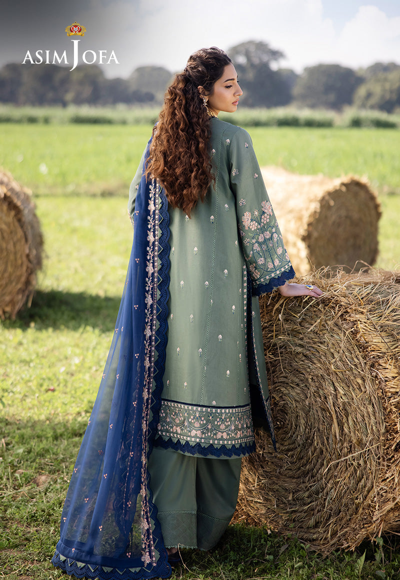 Asim Jofa | Luxury Lawn 25 | AJELL-14 - Official Asim Jofa stockist in UK - Sakeena London