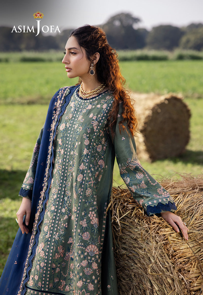 Asim Jofa | Luxury Lawn 25 | AJELL-14 - Official Asim Jofa stockist in UK - Sakeena London