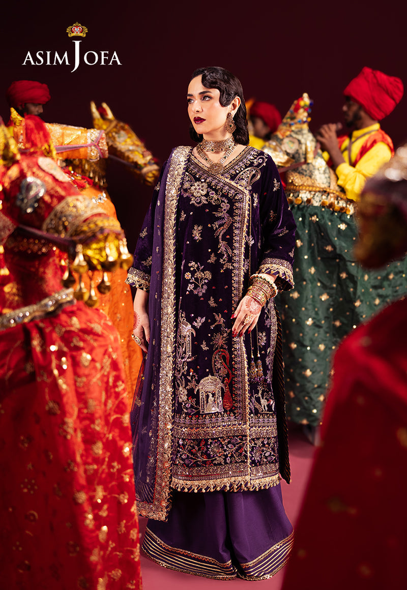 Asim Jofa | Makhmal Formals | AJMV-10 - Official Asim Jofa stockist in UK - Sakeena London