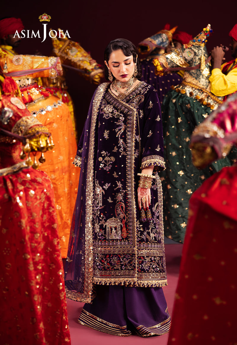 Asim Jofa | Makhmal Formals | AJMV-10 - Official Asim Jofa stockist in UK - Sakeena London
