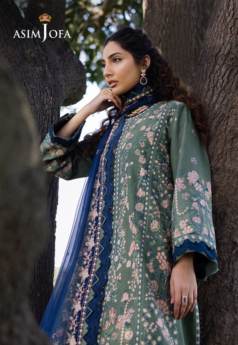 Asim Jofa | Luxury Lawn 25 | AJELL-14 - Official Asim Jofa stockist in UK - Sakeena London